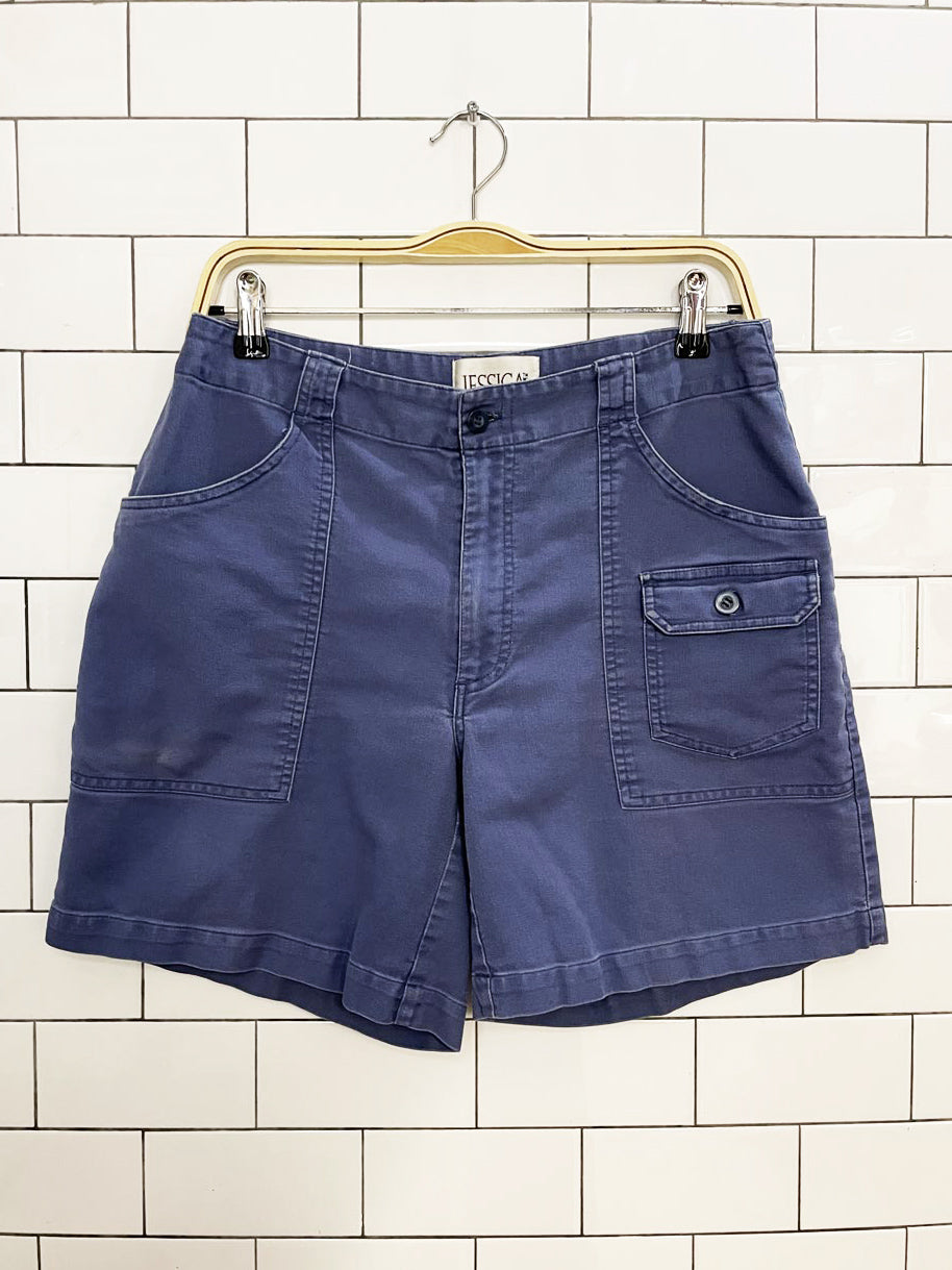 vintage 00s jessica sport granola cargo shorts