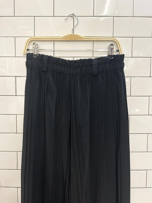 vintage pleated wide leg pants - good market thrift store