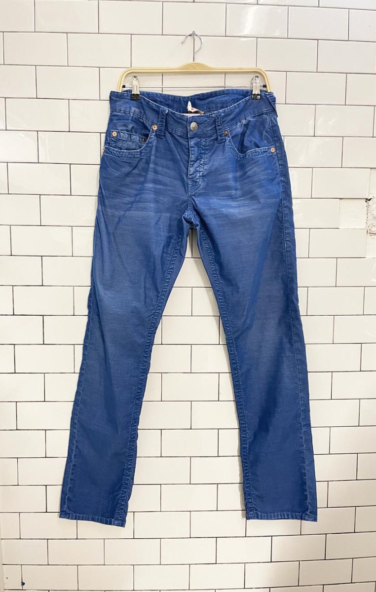 y2k true religion slim stretch cords - good market thrift store