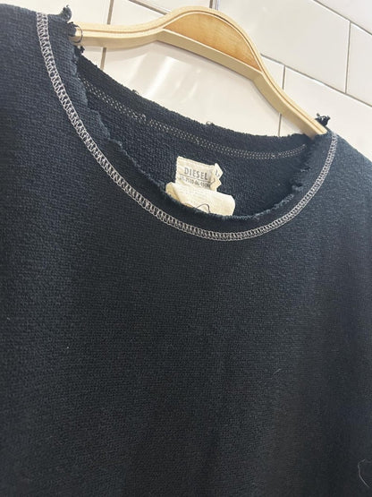 vintage 90s diesel oversized grunge sweatshirt - good market thrift store