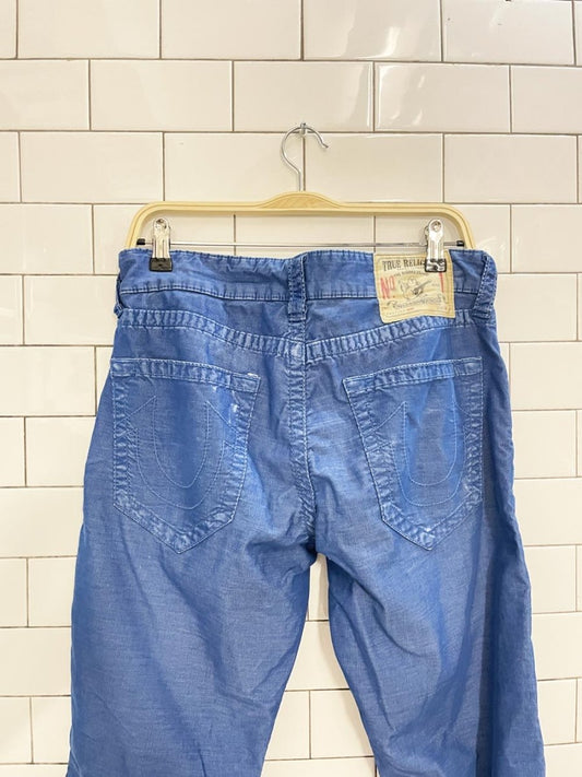 y2k true religion slim stretch cords - good market thrift store