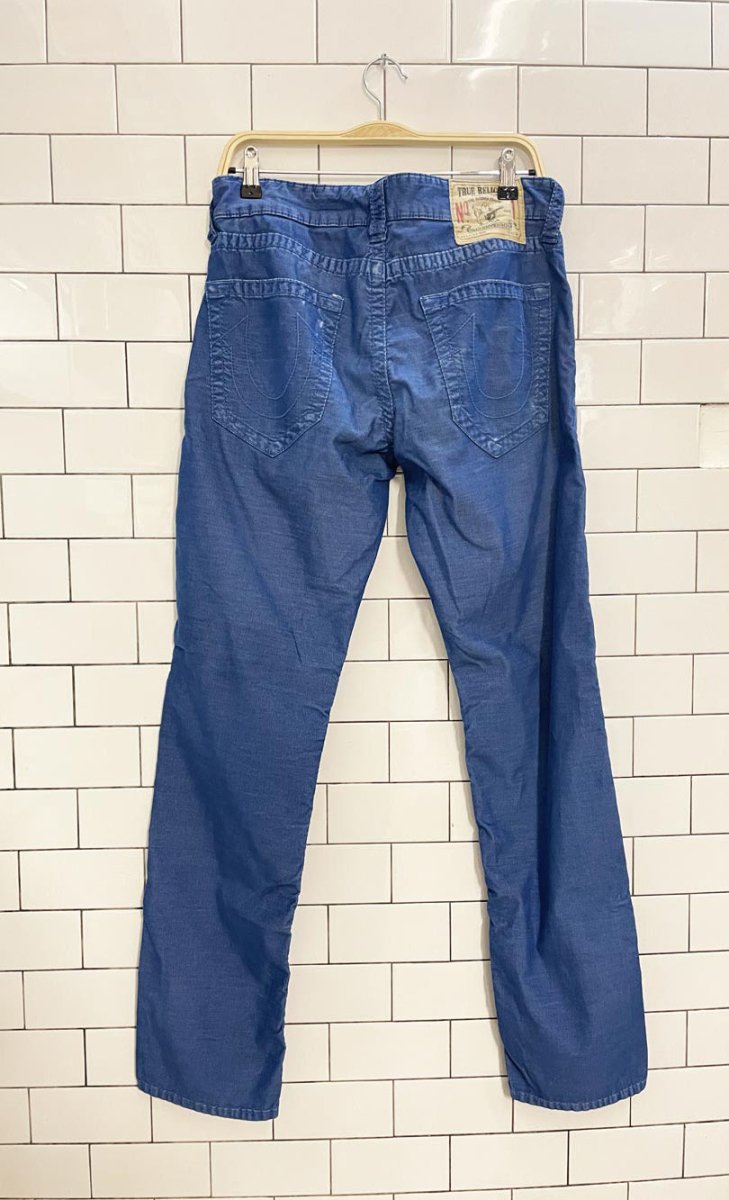 y2k true religion slim stretch cords - good market thrift store