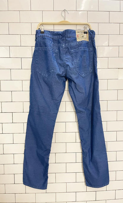 y2k true religion slim stretch cords - good market thrift store