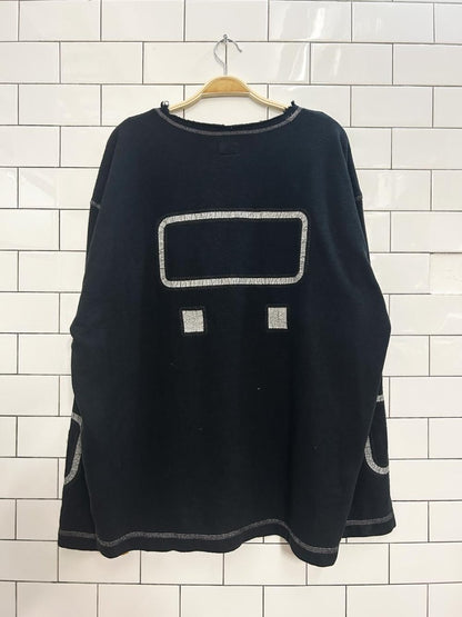 vintage 90s diesel oversized grunge sweatshirt - good market thrift store