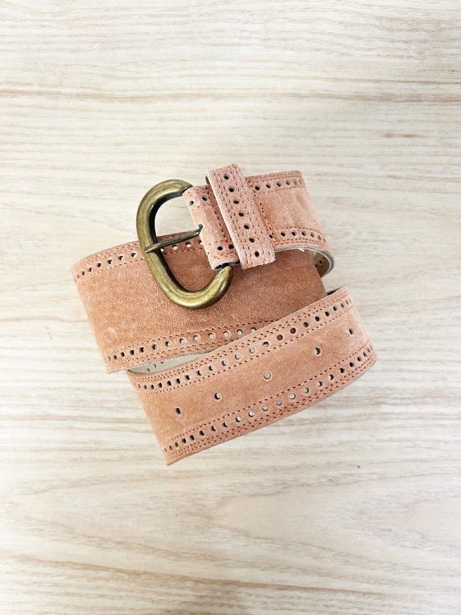 vintage axcess italy suede belt - good market thrift store
