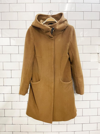 babaton pearce cashmere - wool hooded coat - good market thrift store