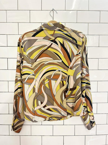 vintage 90s kasper retro graphic shirt - good market thrift store