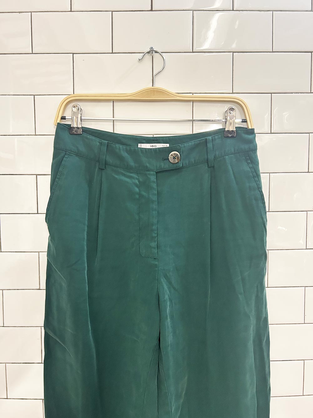 mango suit pleated trouser - good market thrift store