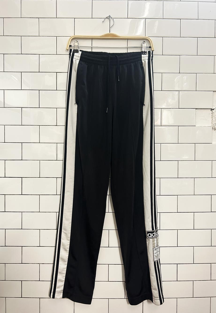 adidas tear away track pants - good market thrift store