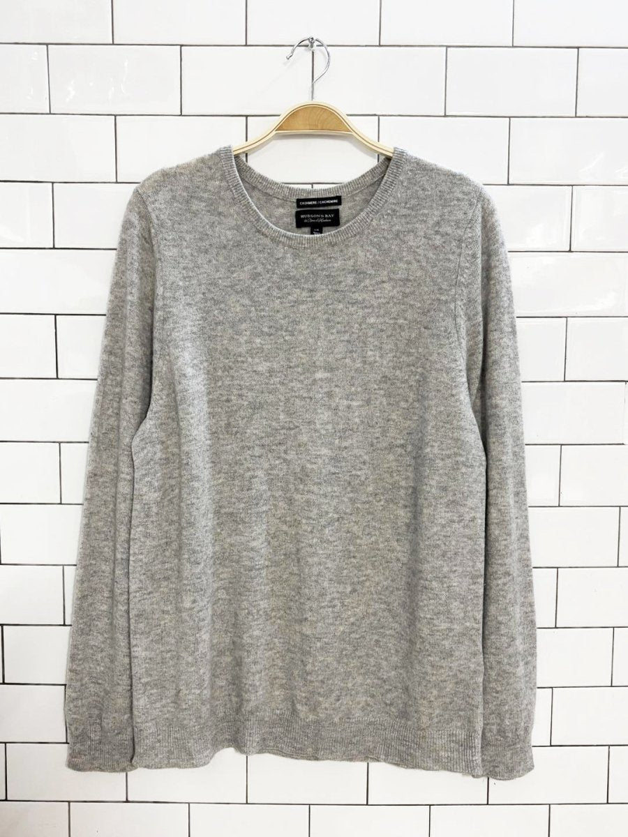 hudsons bay 100% cashmere knit sweater - good market thrift store