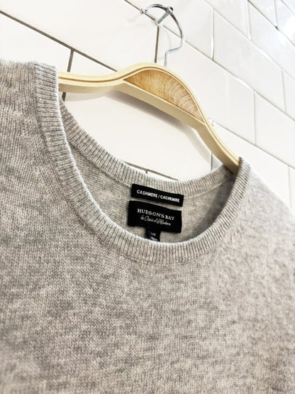 hudsons bay 100% cashmere knit sweater - good market thrift store