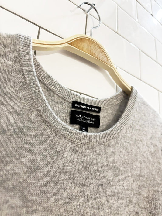 hudsons bay 100% cashmere knit sweater - good market thrift store