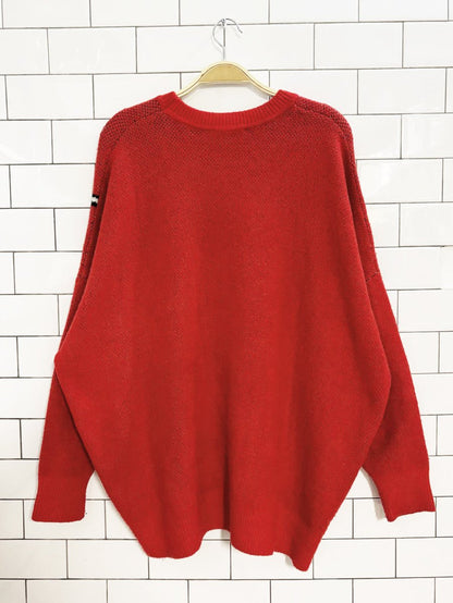 desigual + mickey mouse oversized knit sweater | disney | wool - blend - good market thrift store