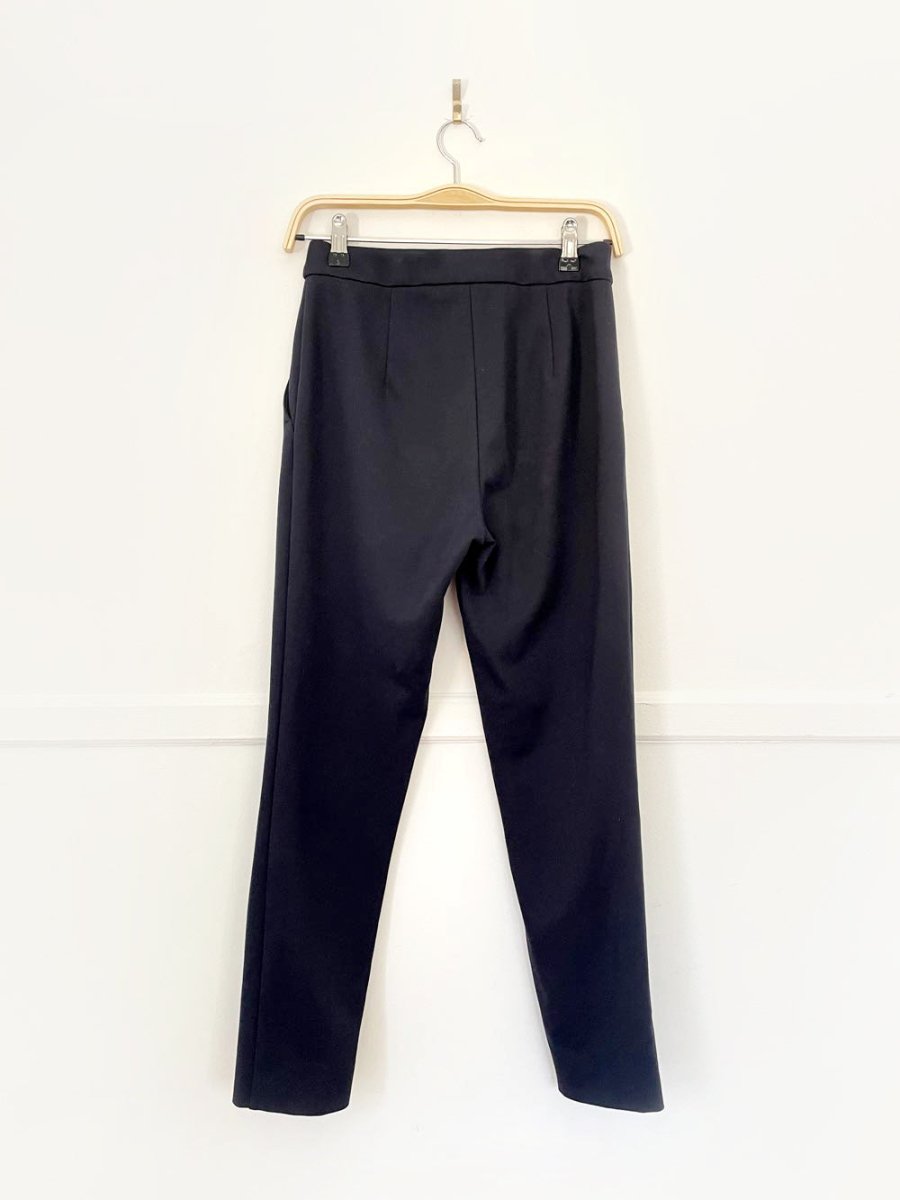 max mara stretch slim tapered flat front trouser - good market thrift store