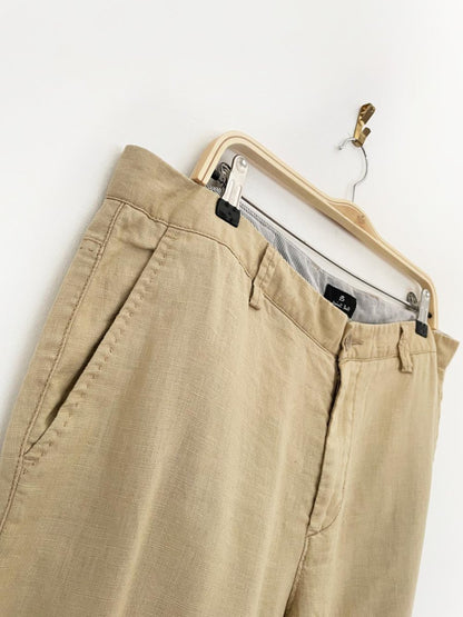 paul smith 100% linen relaxed fit trouser pant - good market thrift store