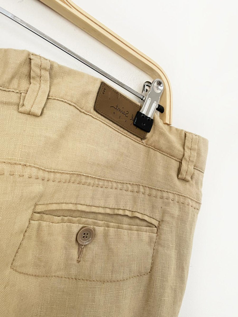 paul smith 100% linen relaxed fit trouser pant - good market thrift store