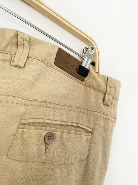 paul smith 100% linen relaxed fit trouser pant - good market thrift store