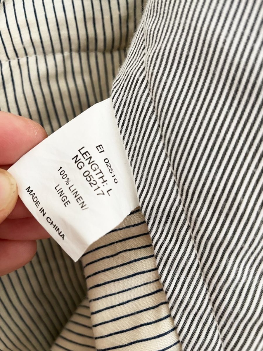 paul smith 100% linen relaxed fit trouser pant - good market thrift store