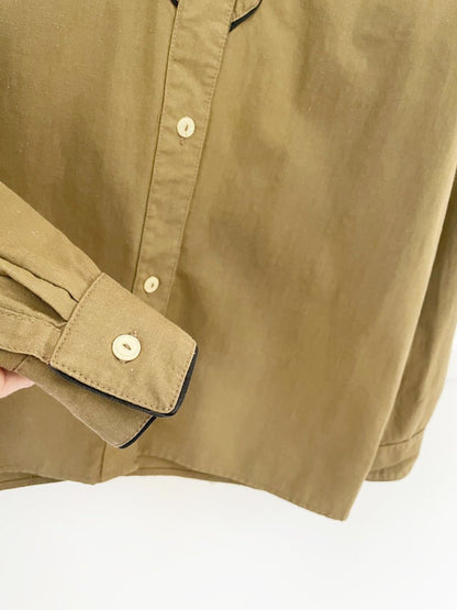 vintage 70s valentino viva piped western shirt | made in USA - good market thrift store