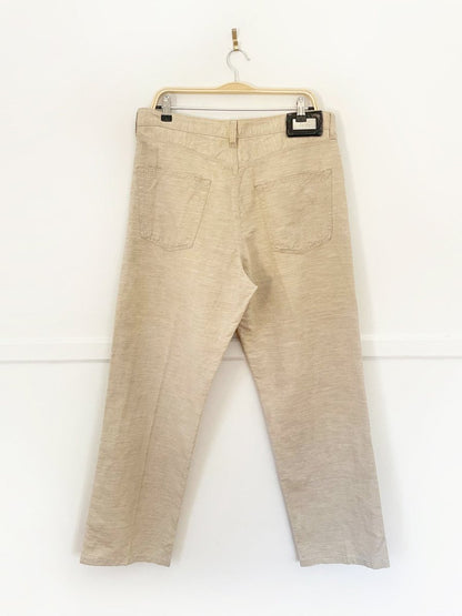 hugo boss alabama linen - blend casual pants - good market thrift store