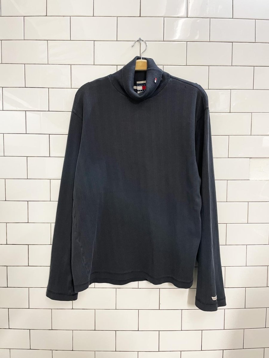 vintage 00s tommy hilfiger ribbed turtle - good market thrift store