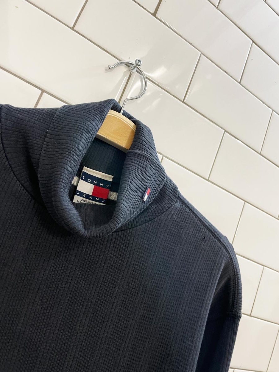 vintage 00s tommy hilfiger ribbed turtle - good market thrift store