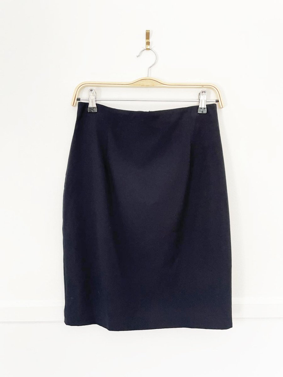 sportmax wool - blend mini skirt - good market thrift store