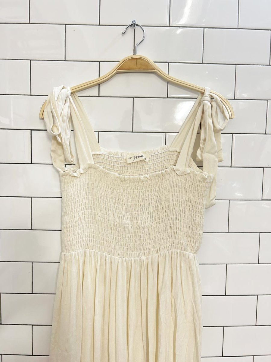 hello miz smocked midi dress - good market thrift store