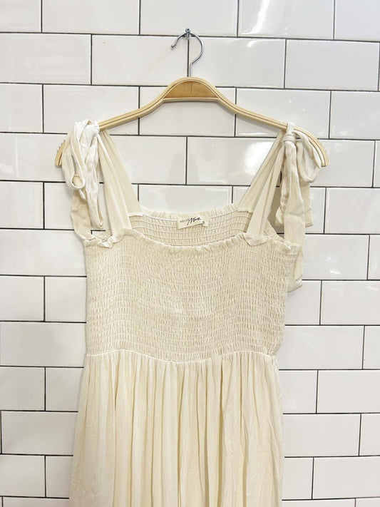 hello miz smocked midi dress - good market thrift store