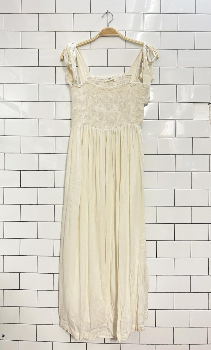 hello miz smocked midi dress - good market thrift store