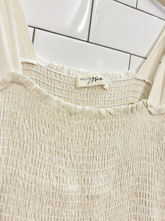 hello miz smocked midi dress - good market thrift store