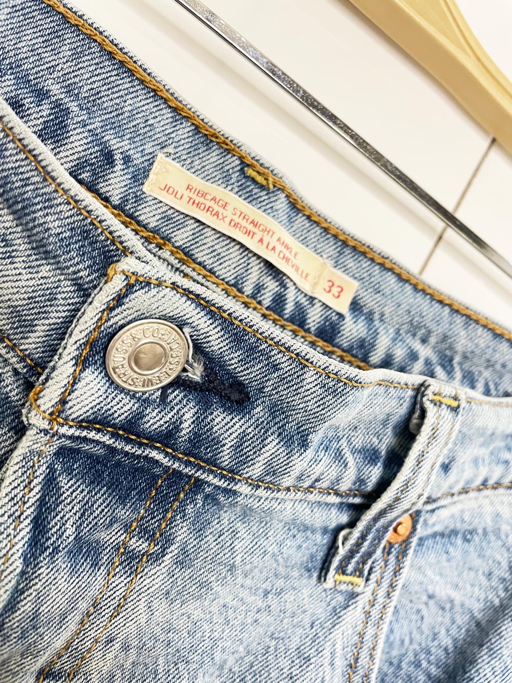 levi's ribcage straight ankle jeans