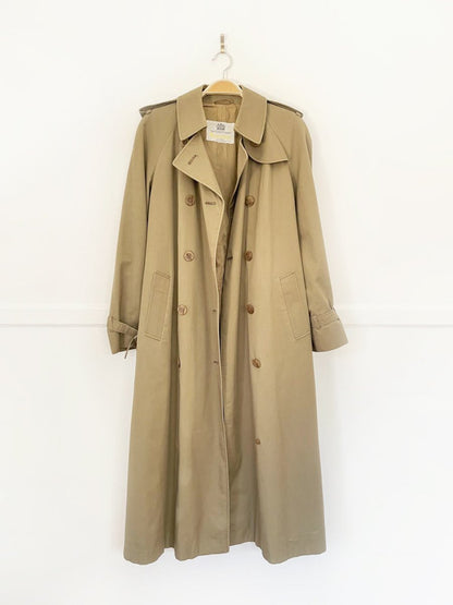 vintage aquascutum aqua 5 classic trench coat - good market thrift store