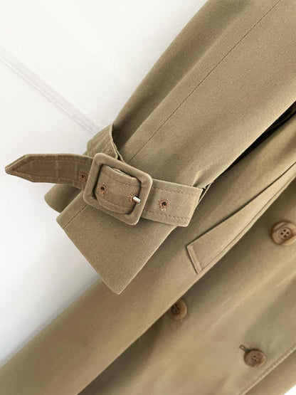 vintage aquascutum aqua 5 classic trench coat - good market thrift store