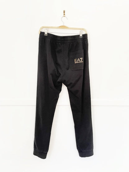 emporio armani 2021 EA7 side logo sweatpants - good market thrift store