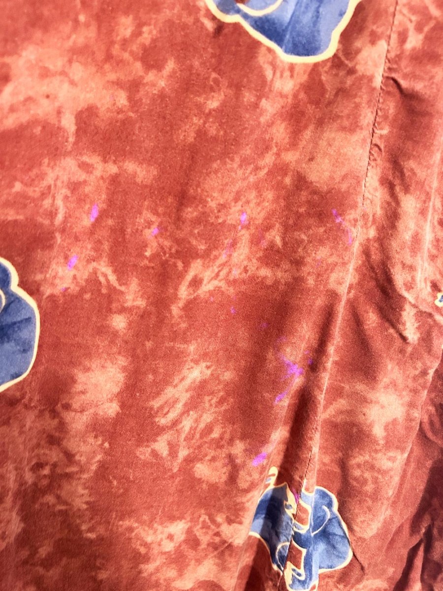 vintage 90s elephant full button midi dress - good market thrift store