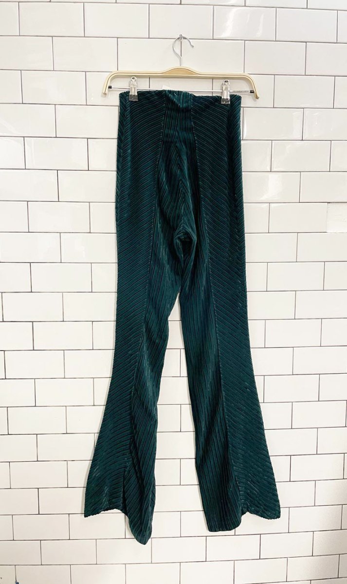 free people velvet pull on flare - good market thrift store
