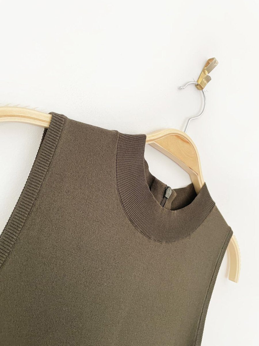 ted baker lemmie pleated skirt knit top midi dress - good market thrift store