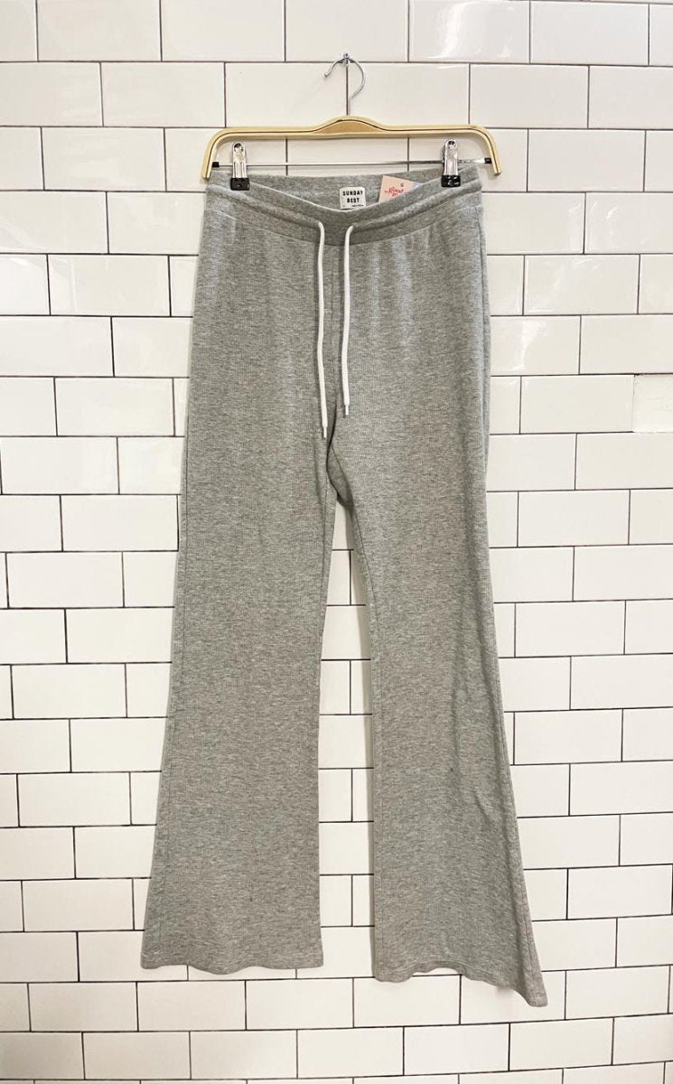 sunday best waffle flare leg pant - good market thrift store