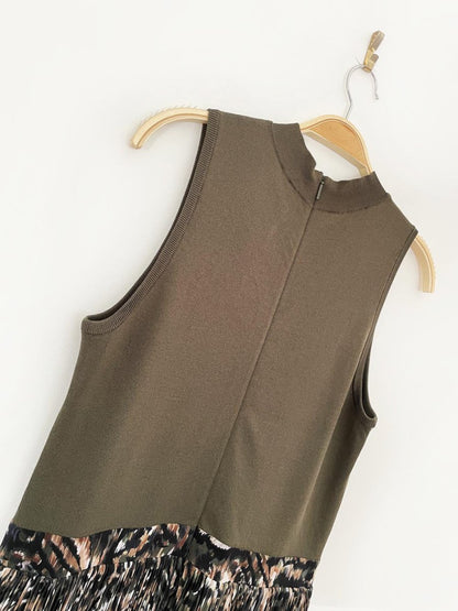 ted baker lemmie pleated skirt knit top midi dress - good market thrift store