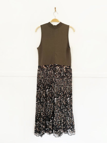 ted baker lemmie pleated skirt knit top midi dress - good market thrift store