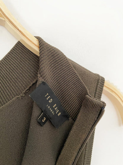 ted baker lemmie pleated skirt knit top midi dress - good market thrift store