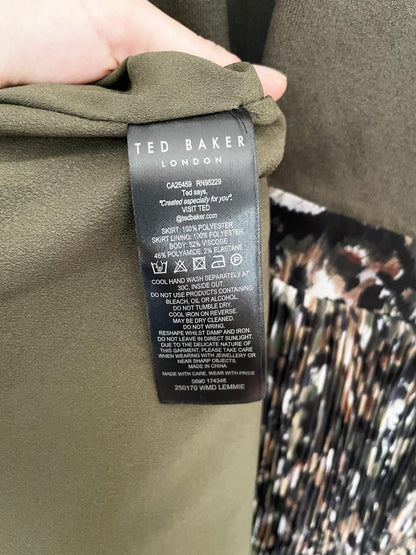 ted baker lemmie pleated skirt knit top midi dress - good market thrift store