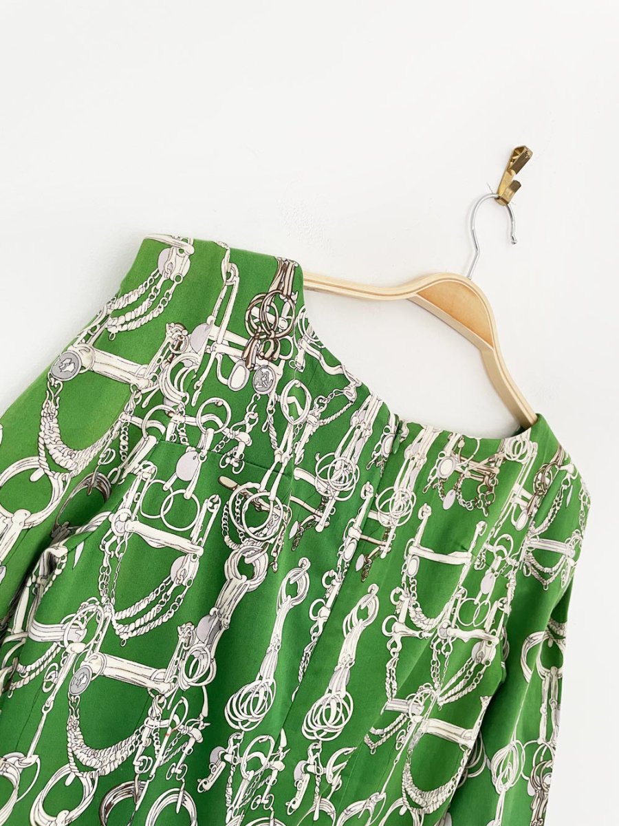 samanta sung horsebit pleated shoulder fitted dress - good market thrift store