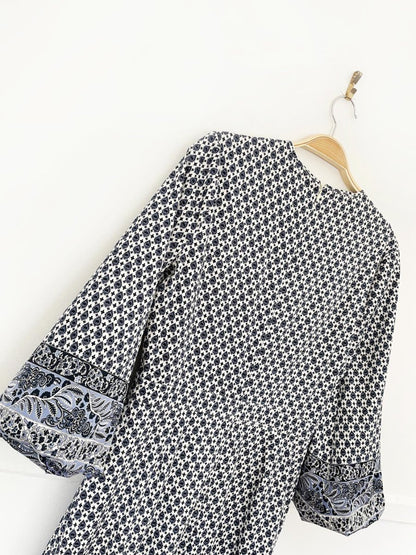 veronica beard dinia cut out puff sleeve tiered midi dress - good market thrift store