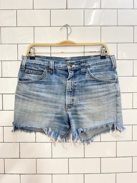 vintage 80s gwg scrubbies cut off jean shorts - good market thrift store