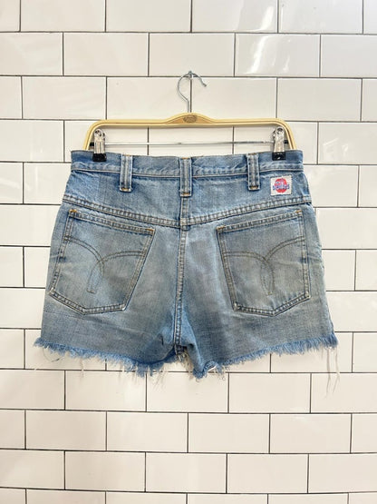vintage 80s gwg scrubbies cut off jean shorts - good market thrift store