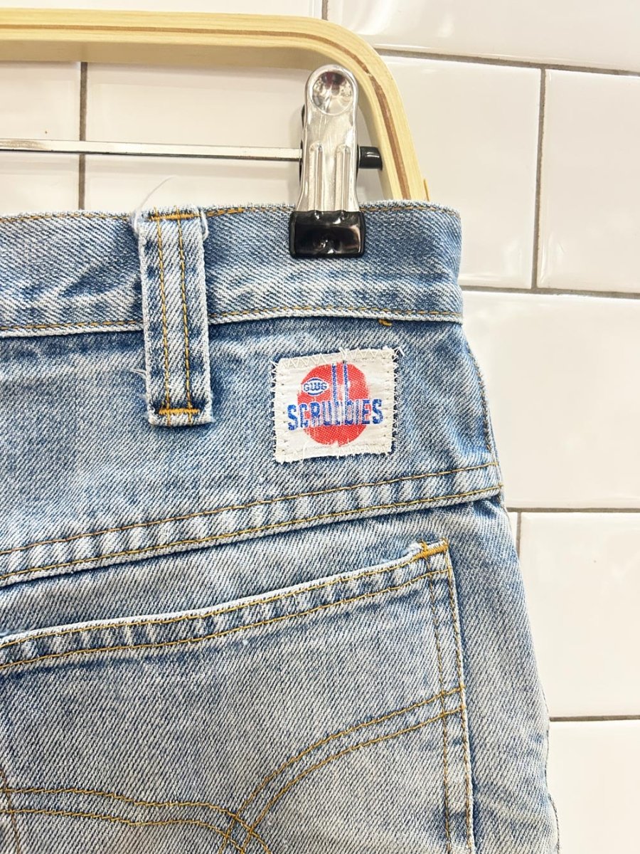 vintage 80s gwg scrubbies cut off jean shorts - good market thrift store