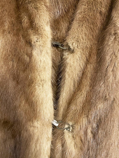 vintage holt renfrew long brown mink fur coat - good market thrift store