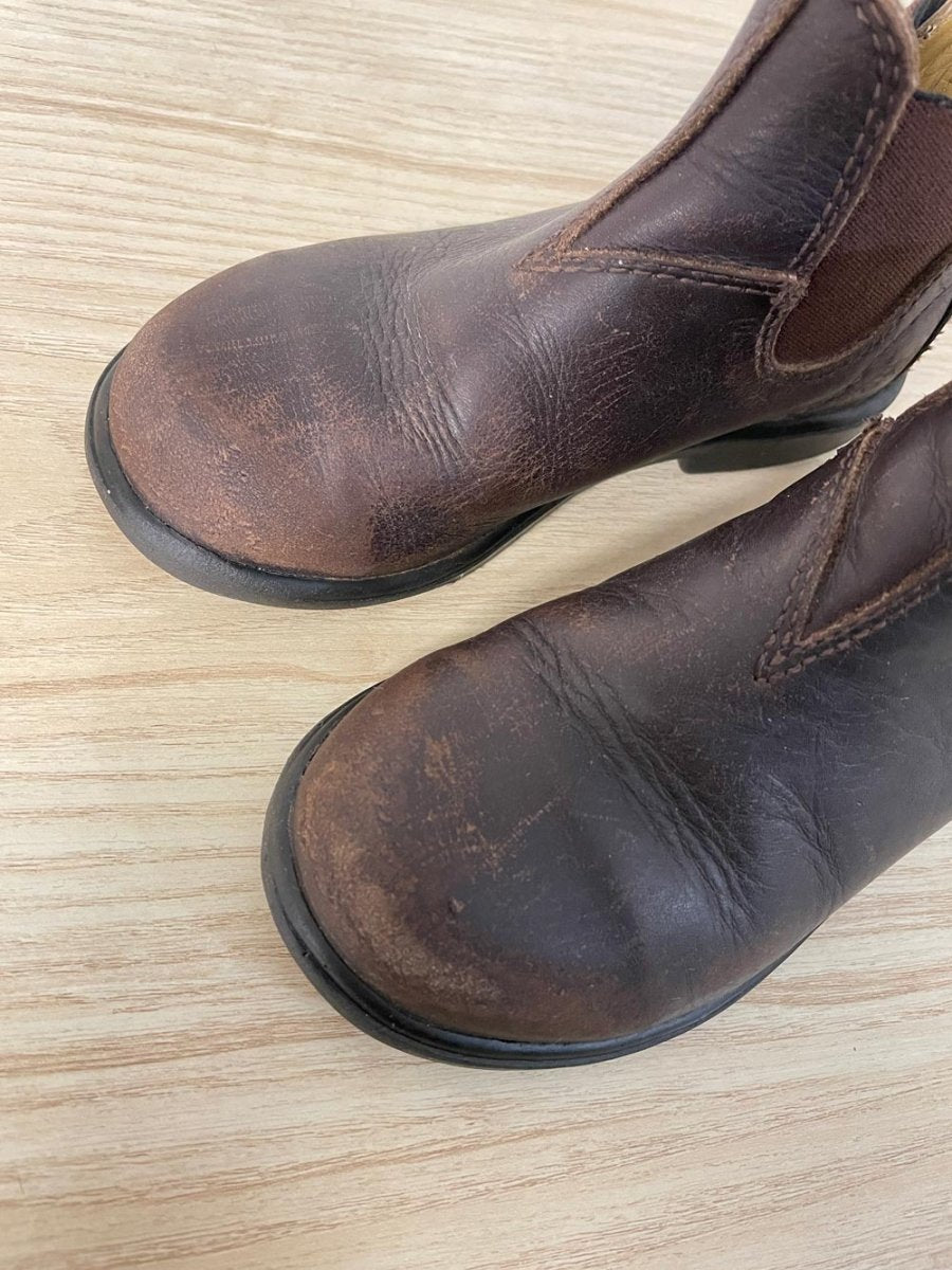 blundstone brown leather chelsea boots - good market thrift store